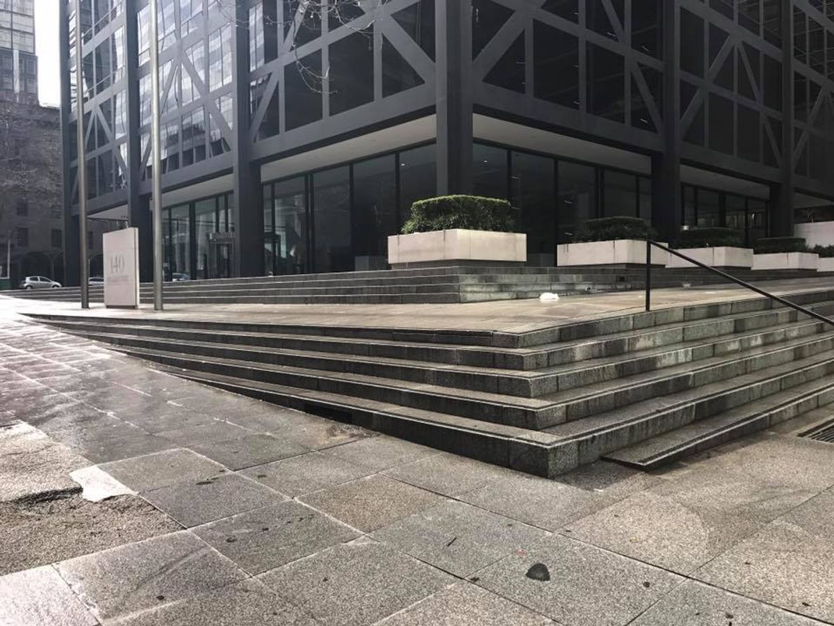 Williams St Stairs skate spot