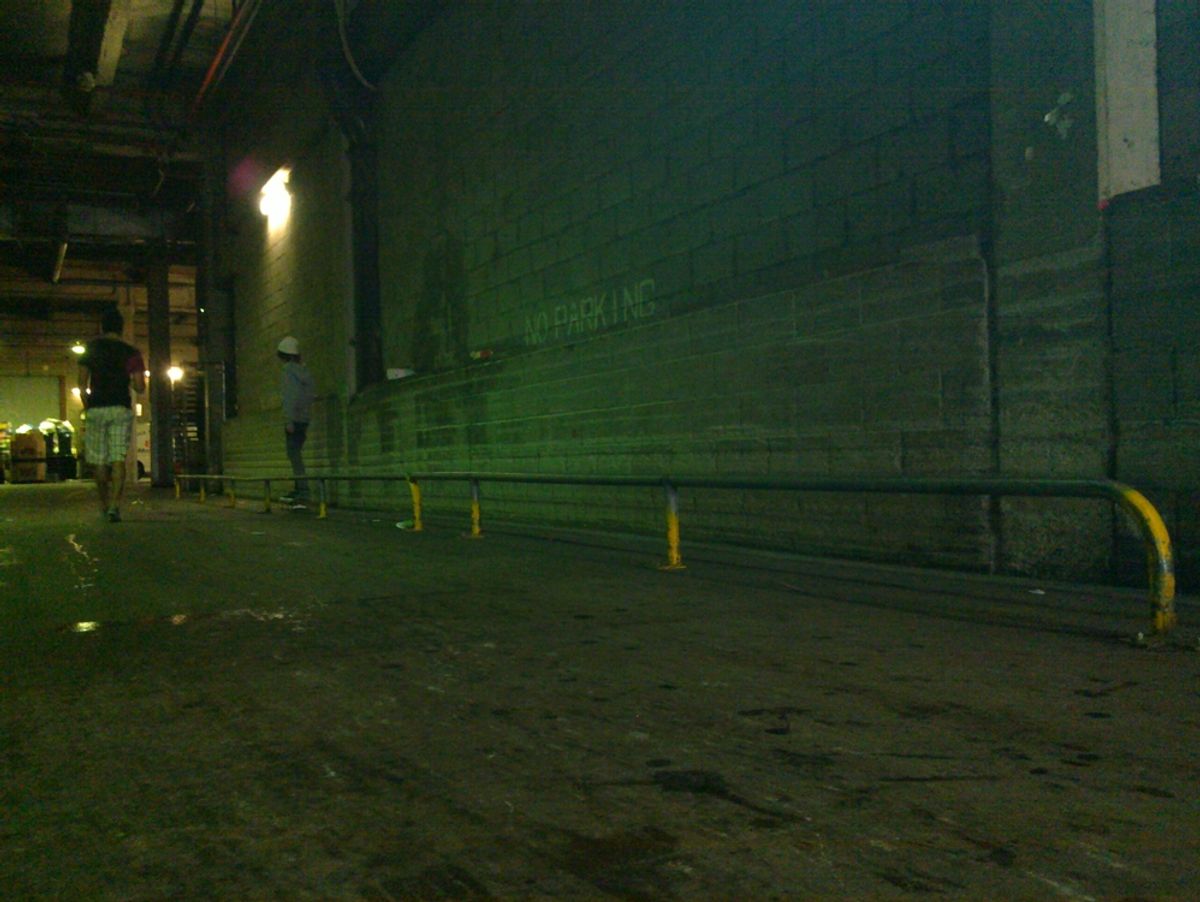 Hyperdome Underground Loading Zone Rail skate spot