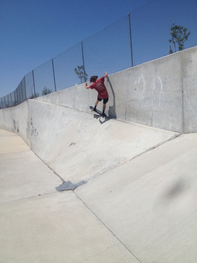 Vegas quarterpipe ditch
