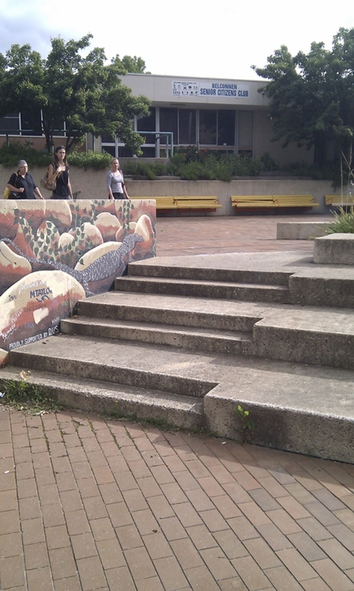 Belconnen Library skate spot