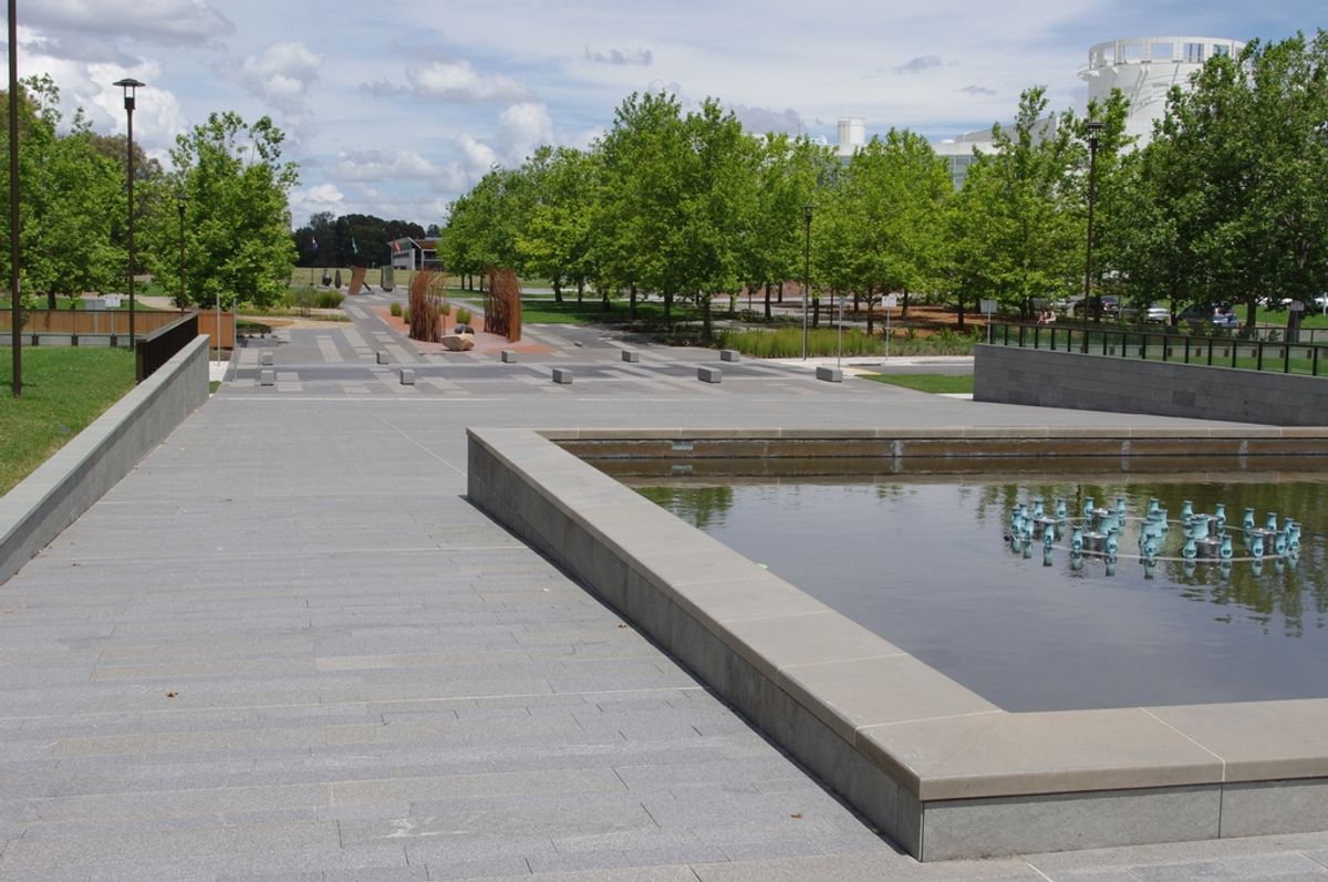 Questacon Plaza skate spot