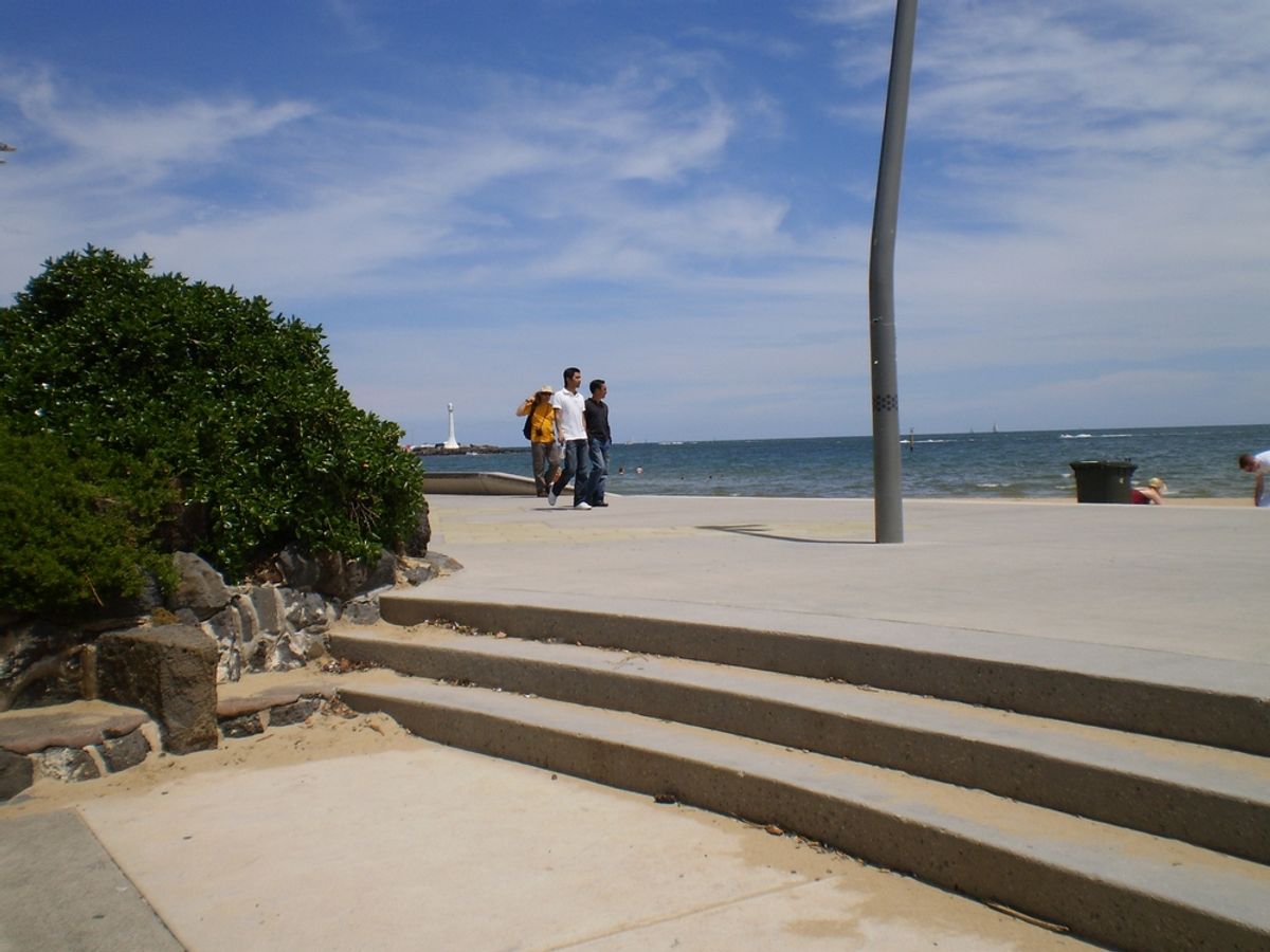 St Kilda Beach skate spot