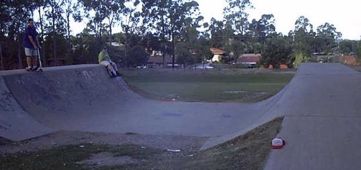 Windaroo Half Pipe skatepark