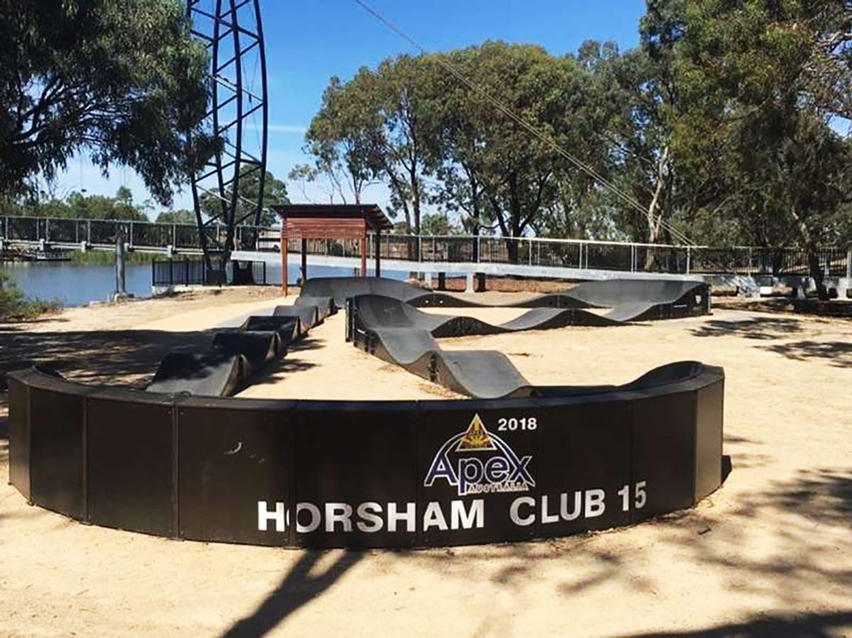 Apex Island Pump Track skatepark