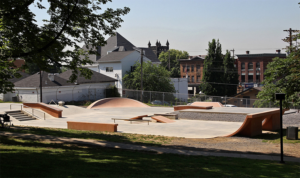 Bayne Park Skate Plaza. 