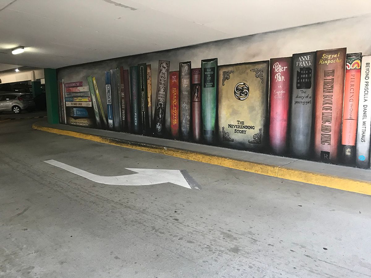Bookshelf Curb skate spot