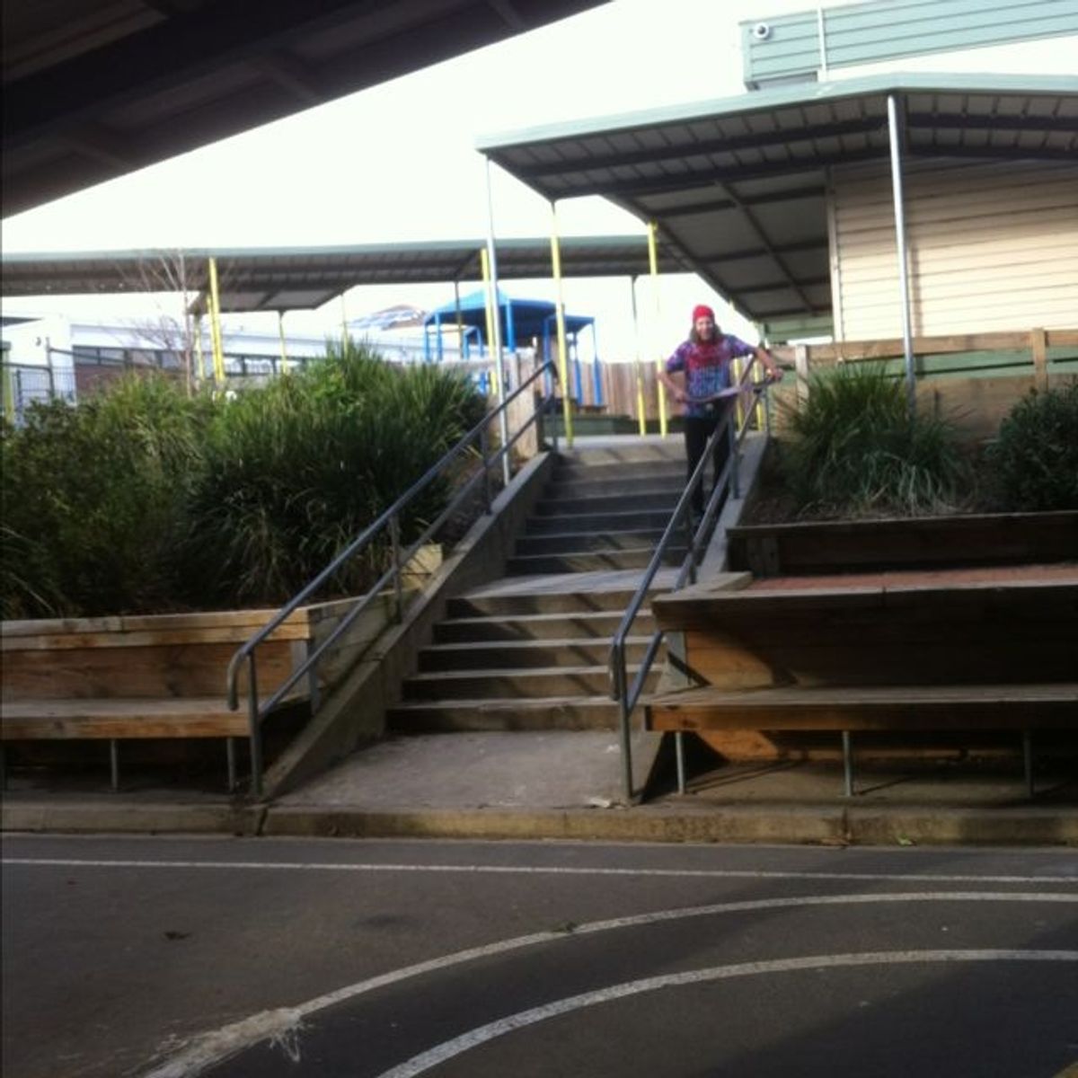 David rail skate spot