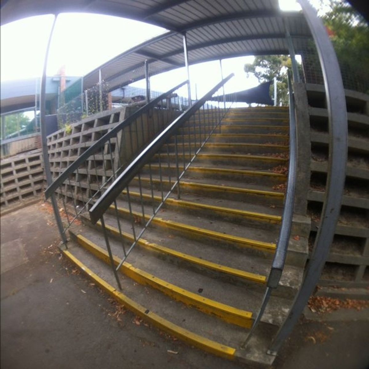 Templestow rails skate spot
