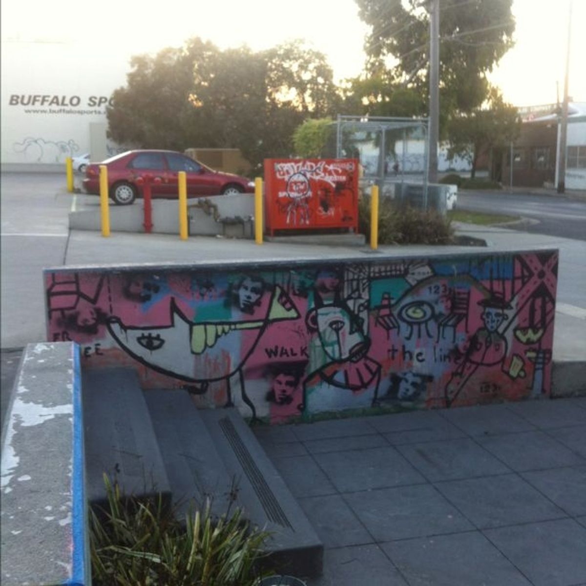 Albert st out ledge skate spot