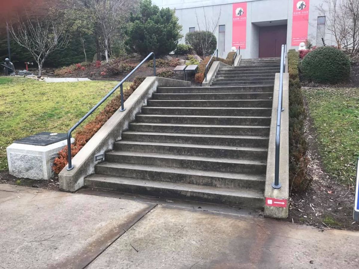 Chinese Rail skate spot