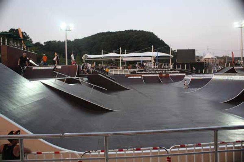 Chuncheon X Games Set up