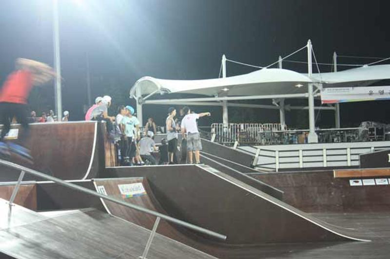 Chuncheon X Games Set up