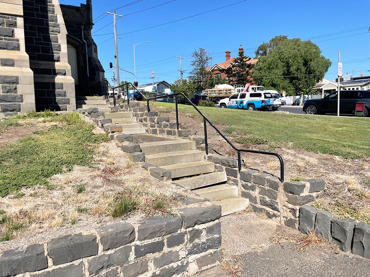 St Georges Rail skate spot