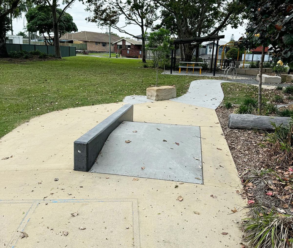 Clarrie Englert Fun Box skatepark