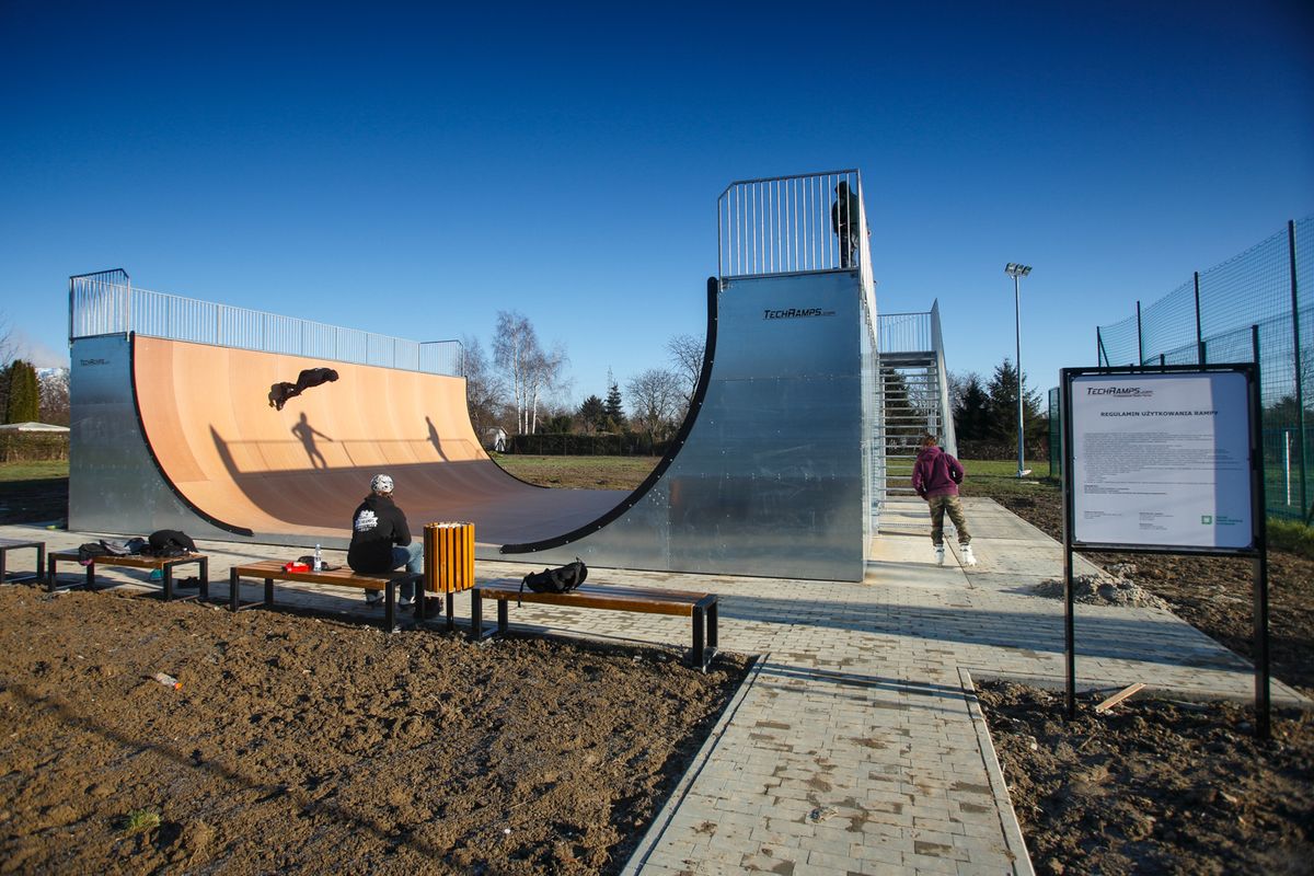 Krakow Vert Ramp skatepark