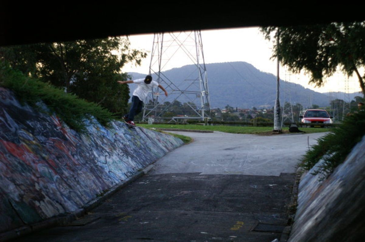 steep bank skate spot