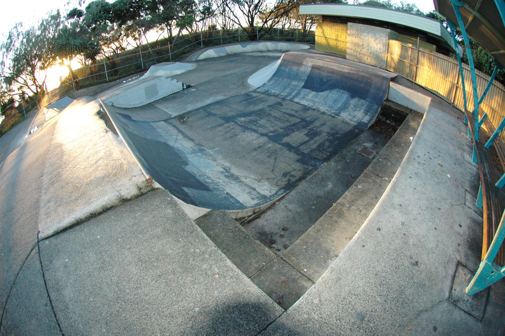 Dicky Beach Old  Skate Park
