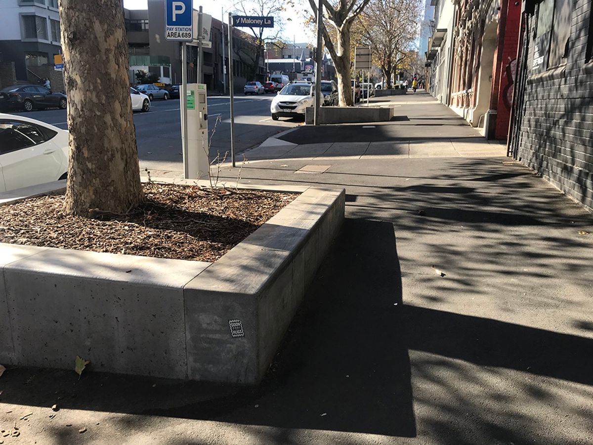 Dudley St Ledges skate spot