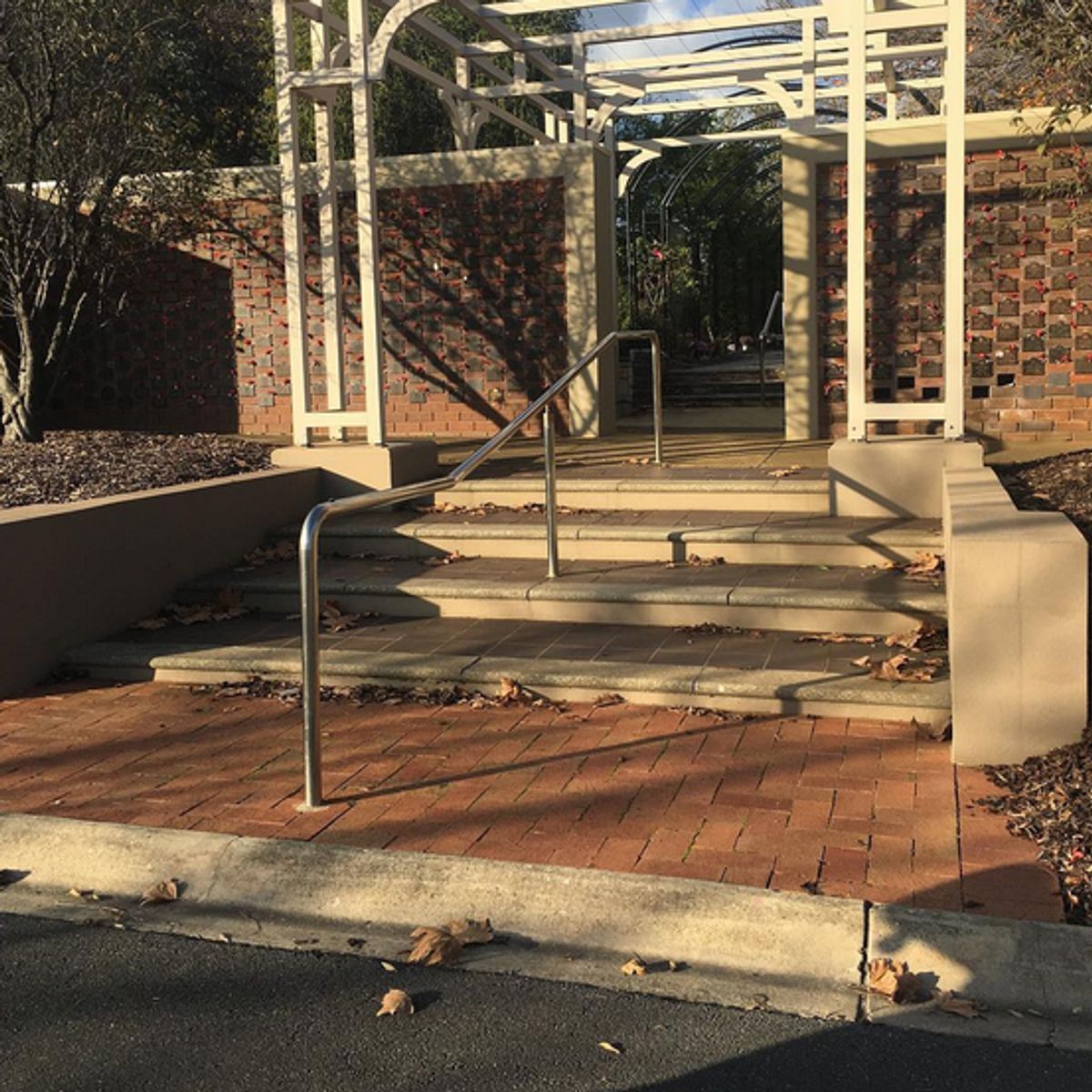 Enfield Memorial Park Rail skate spot