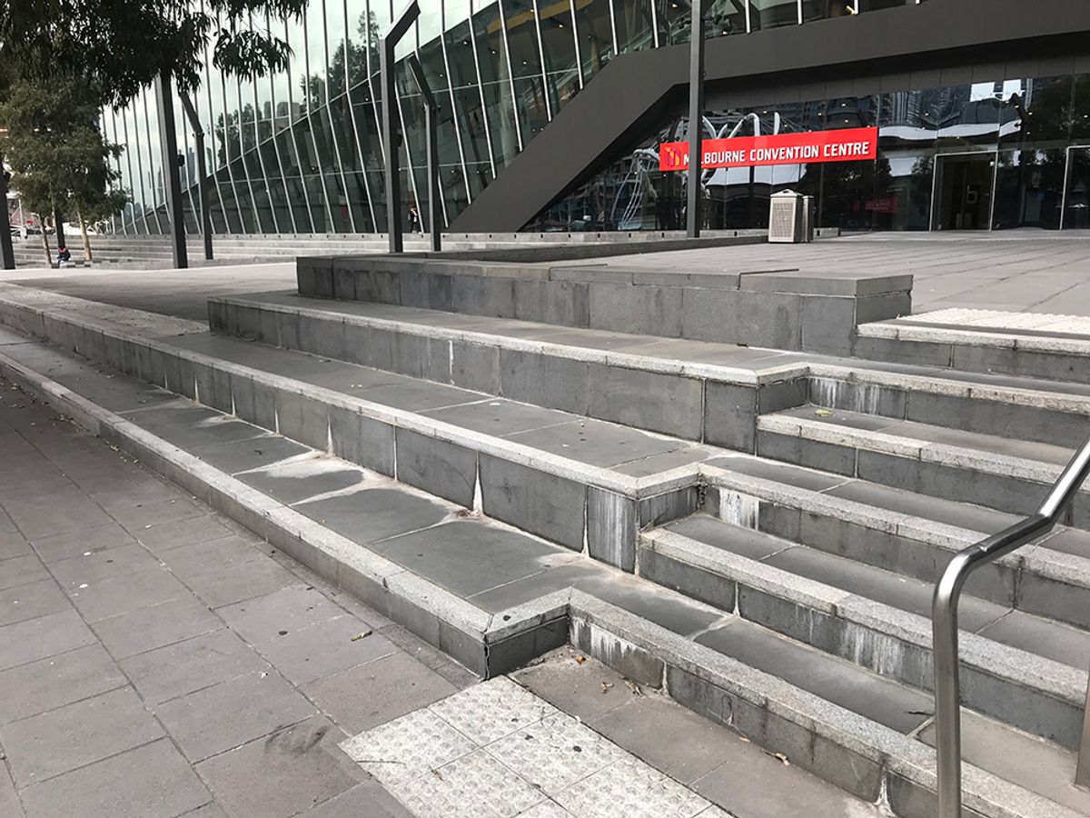 Exhibit Blocks skate spot