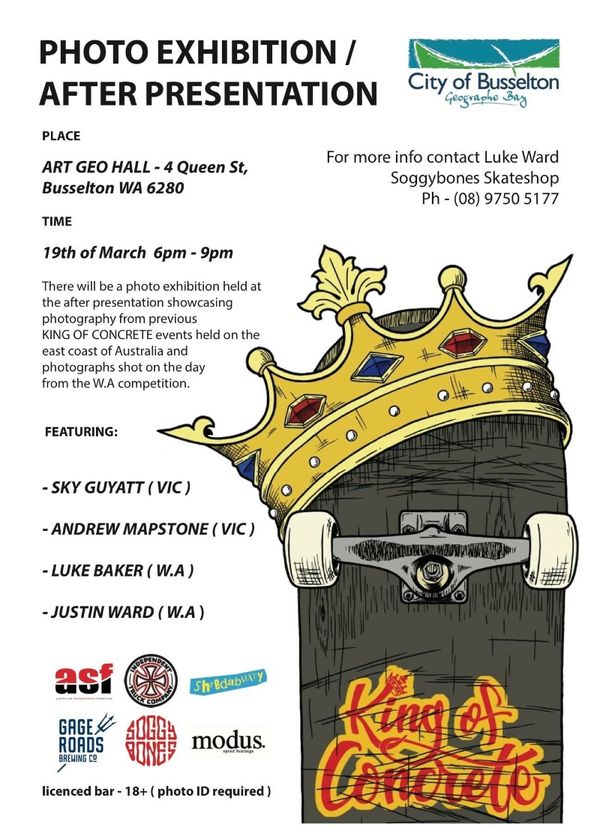 King of Concrete Photo Exhibition