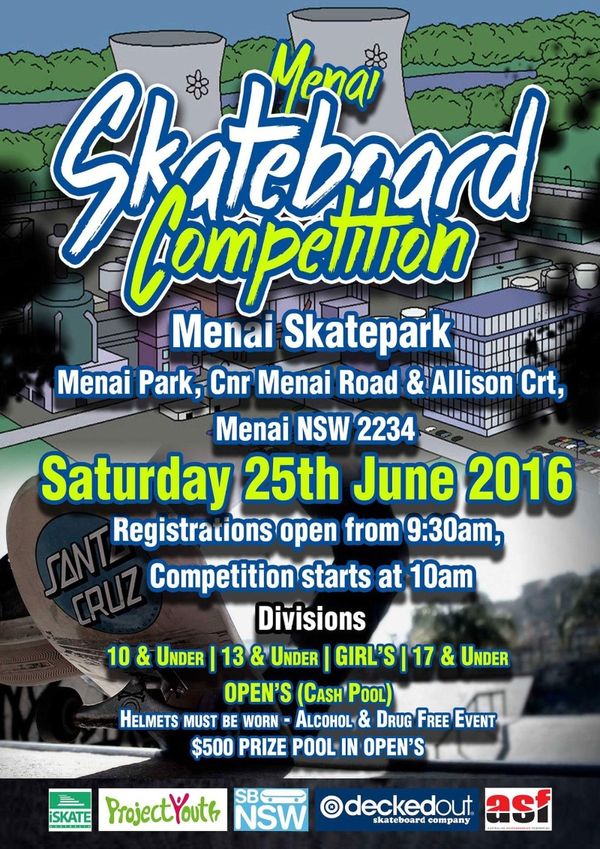 Menai Skate Comp 25th June