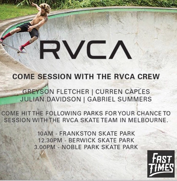 RVCA Fast Times Demos