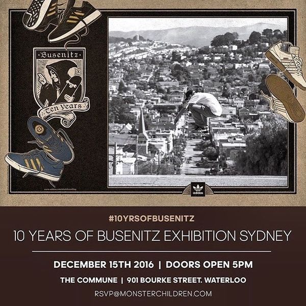 Busenitz 10 Years Sydney