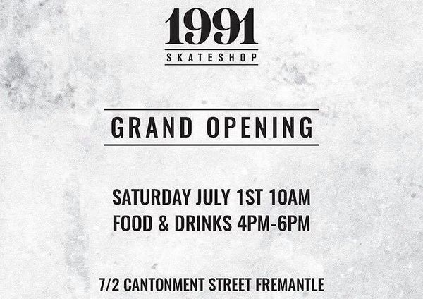 1991 Opening tomorrow