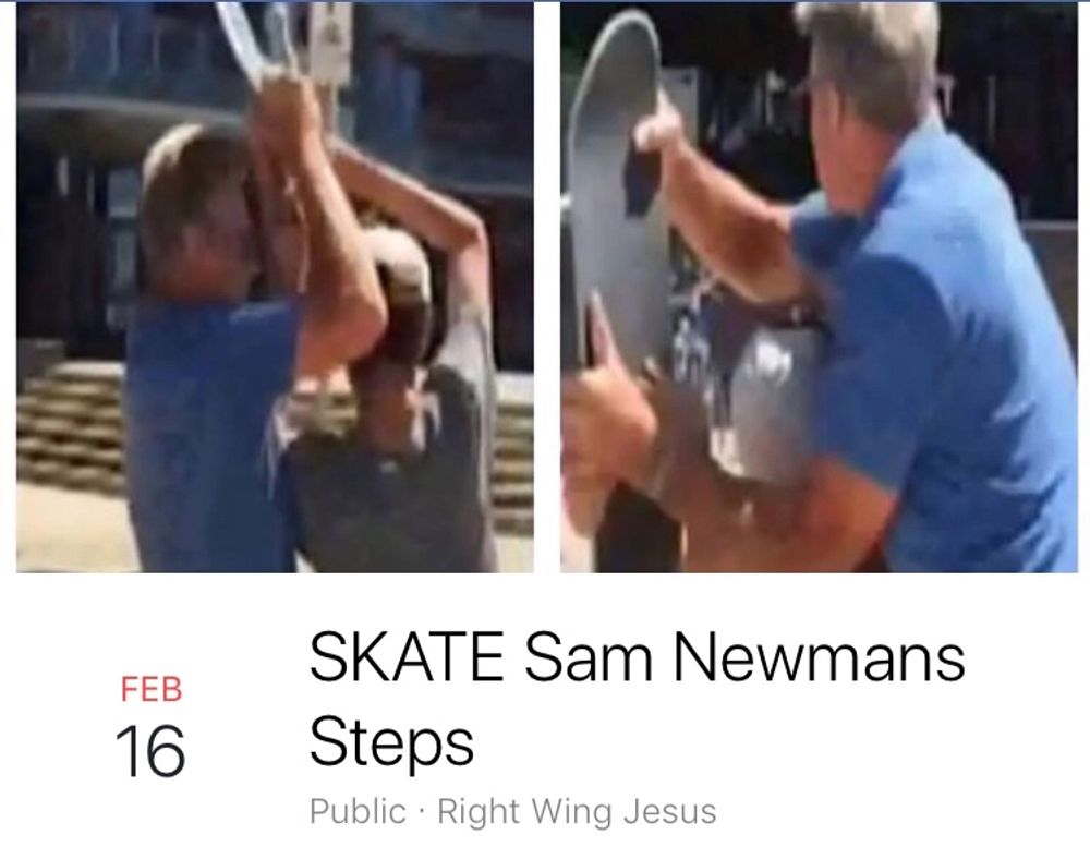 Sam Newman Skate Event