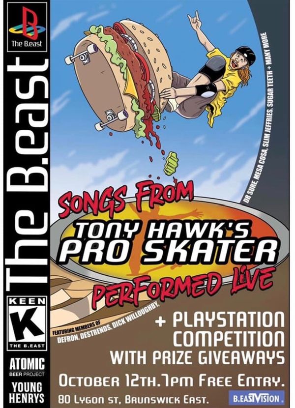 Songs from THPS Live