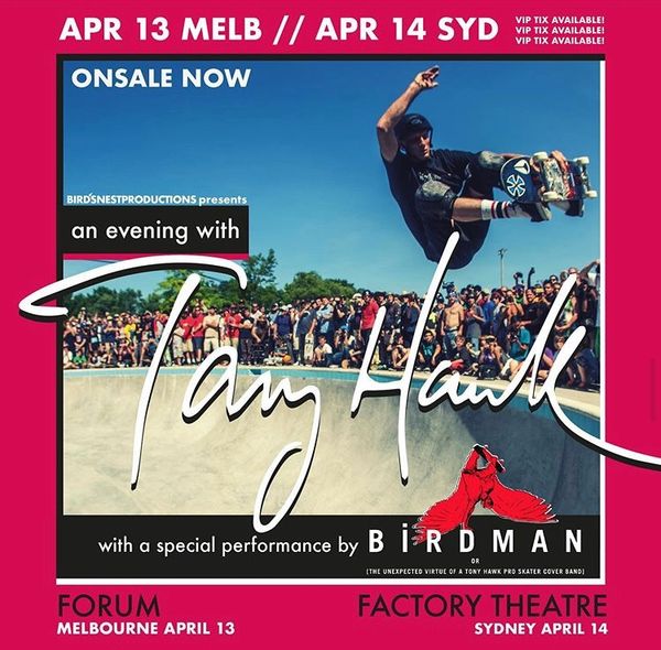 An evening with the Tony Hawk