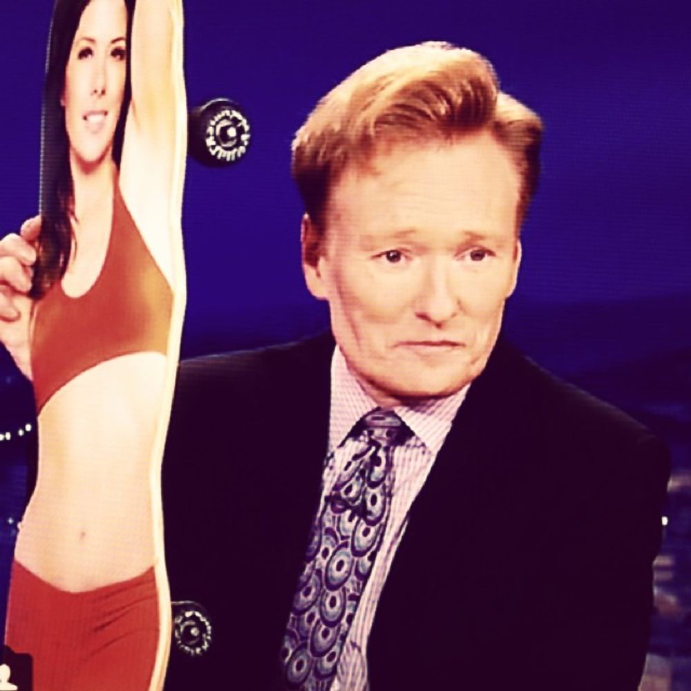 Marrisa Tomei and Conan #sbcau
