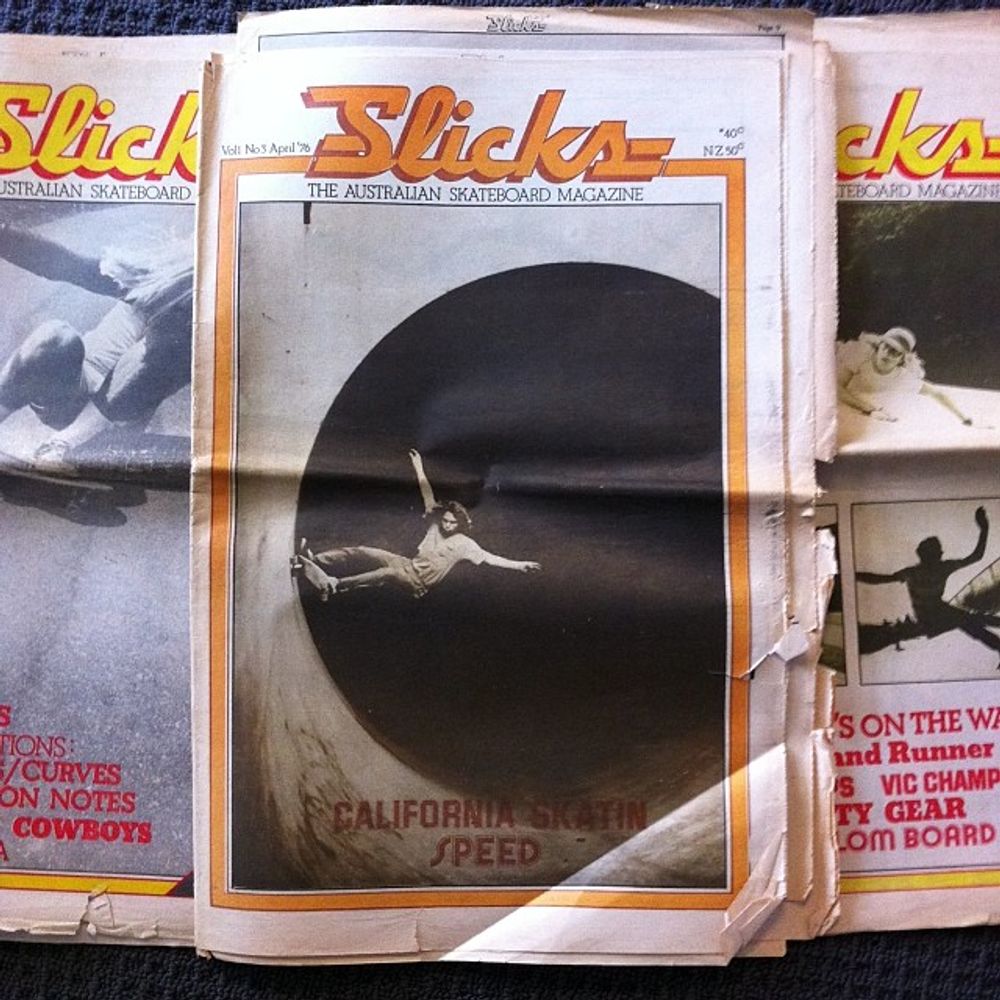 Slicks. Issues 1, 2 & 3. 
Feb-