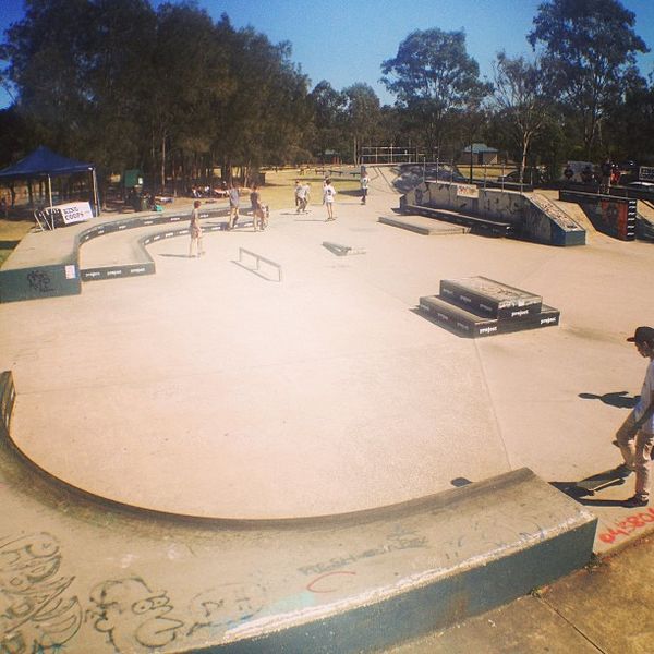 It's a beautiful day, the park