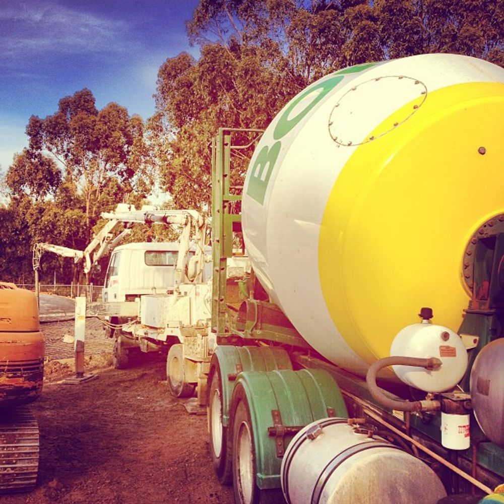 More concrete on the way... #s
