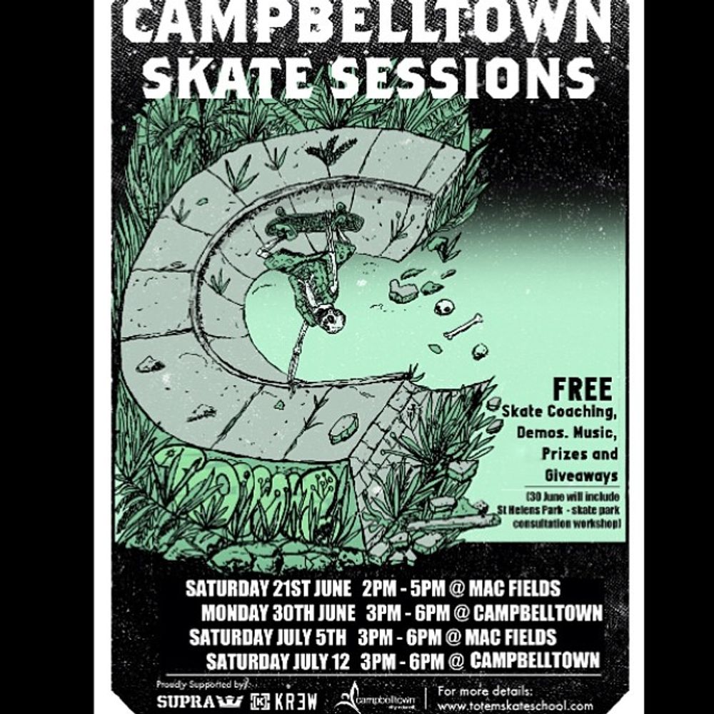 We're at Campbelltown Skate Pa