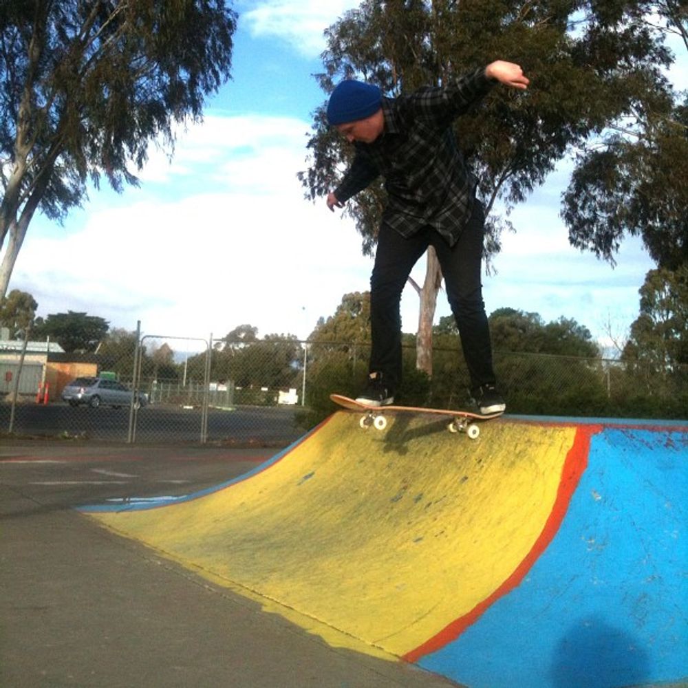 Adam stow bs tail slide at rez