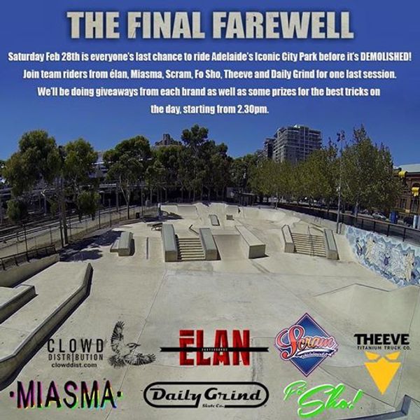 The Final Farewell - Adelaide City Park