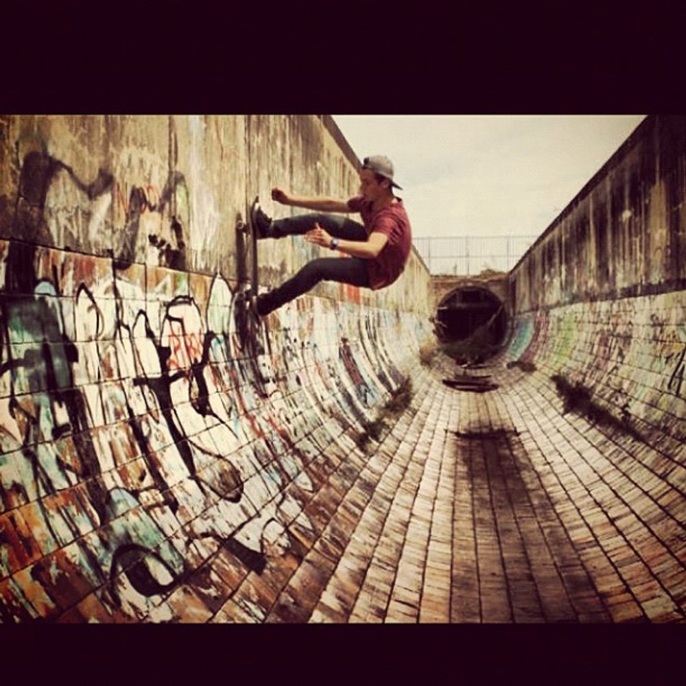 #skateboarding #fun #wallride