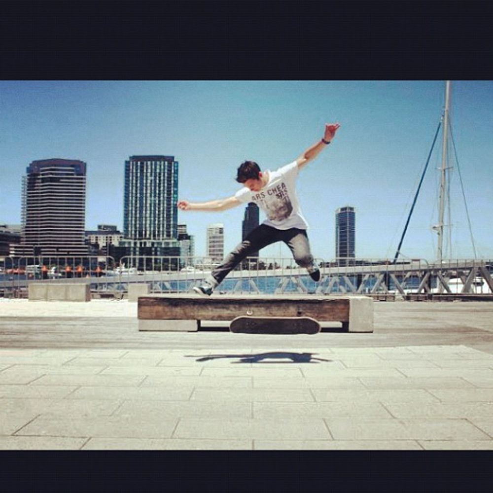 Tre flips :) #skateboarding #m