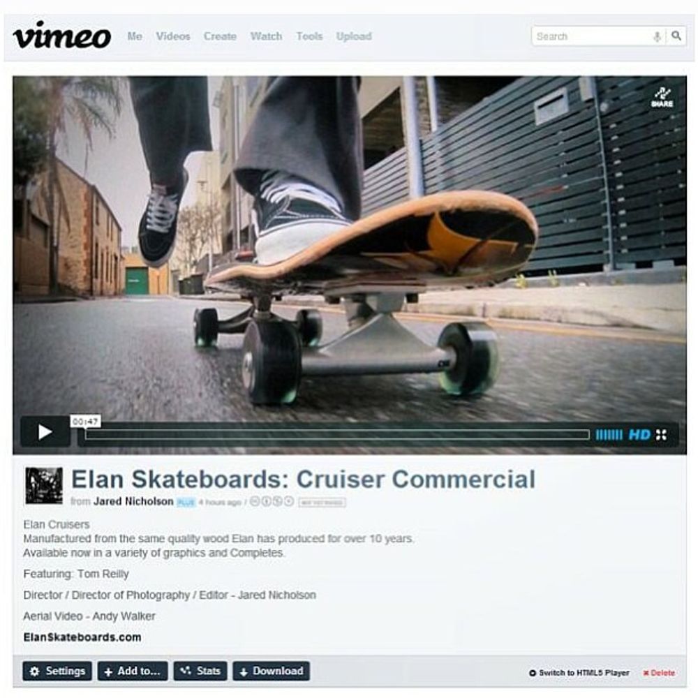 New @elanskateboards clip feat