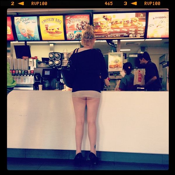On her lunch break in #stkilda