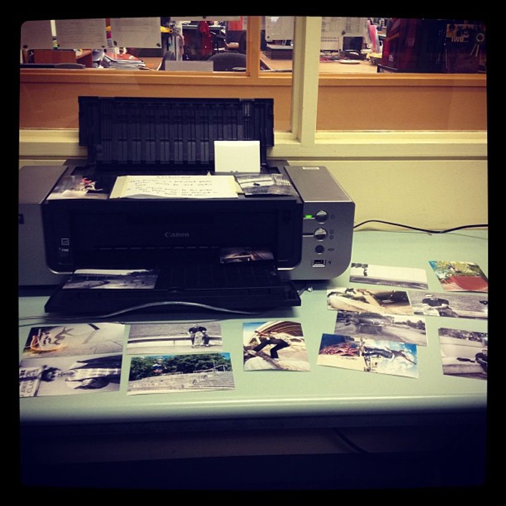Printing up a storm #thuglife