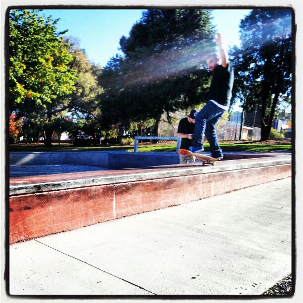 Rad dude on and off the board!
