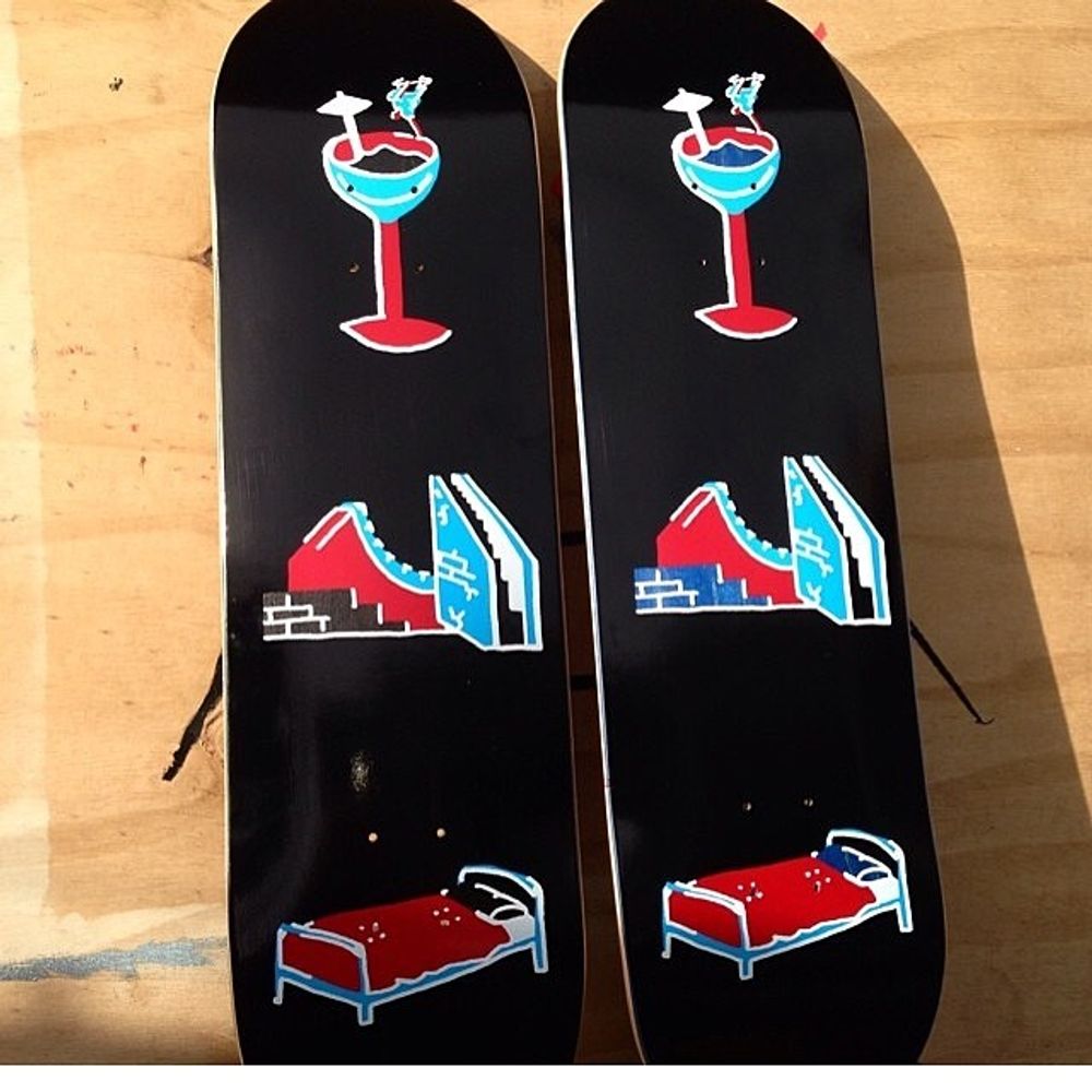 New @steadybumpen skateboards