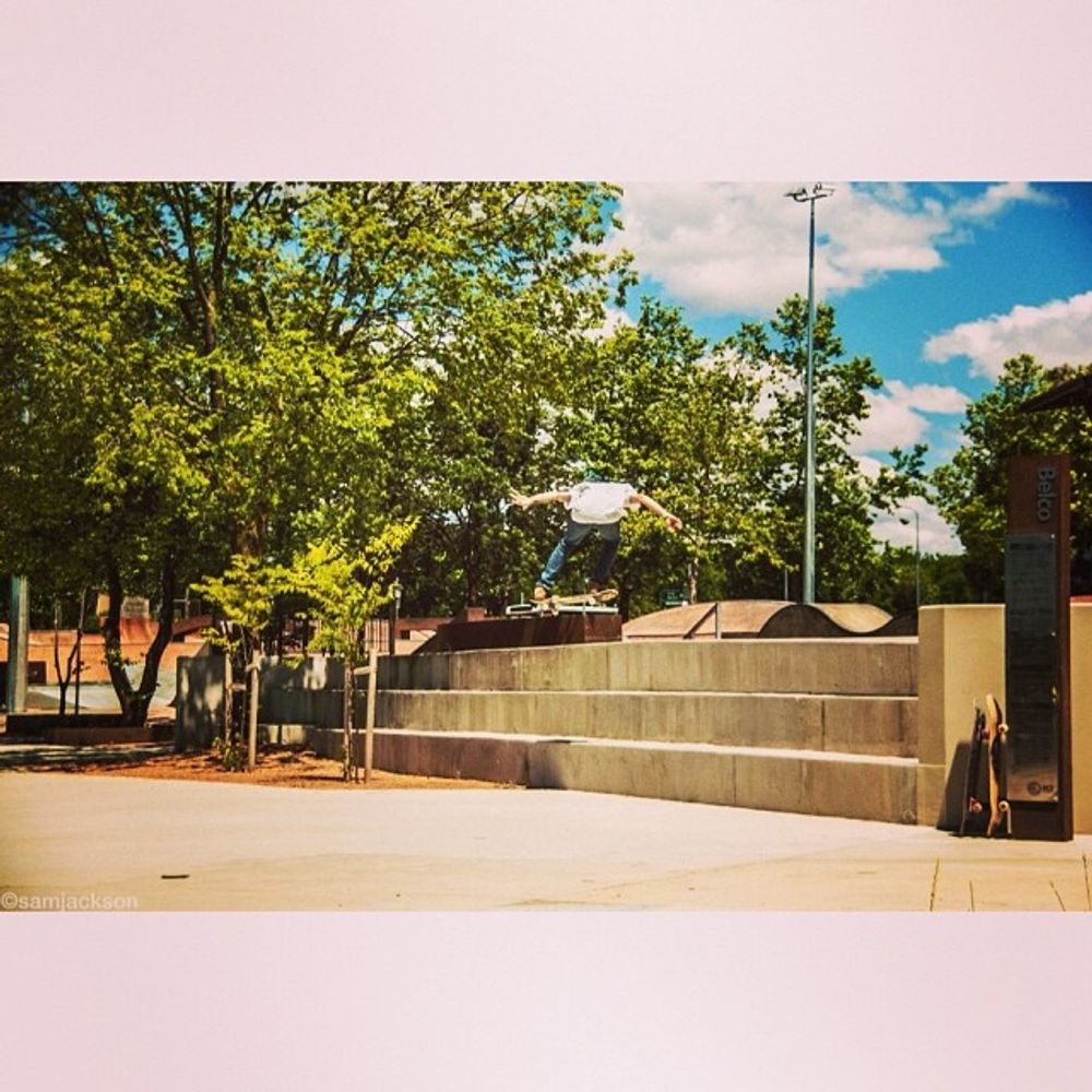 Back 180 down the big 3 on the