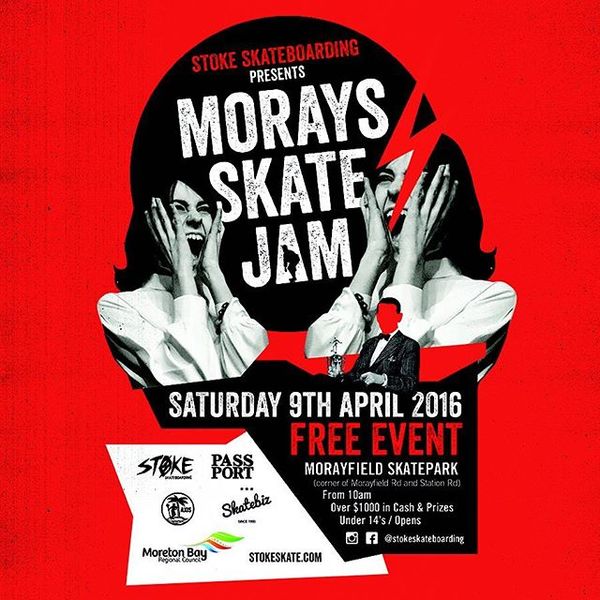 MORAYS SKATE JAM
Saturday Apri