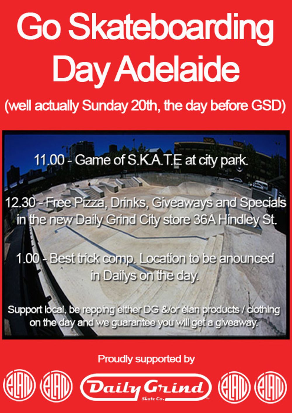 RE: ADELAIDE SKATERS TALK HERE!!