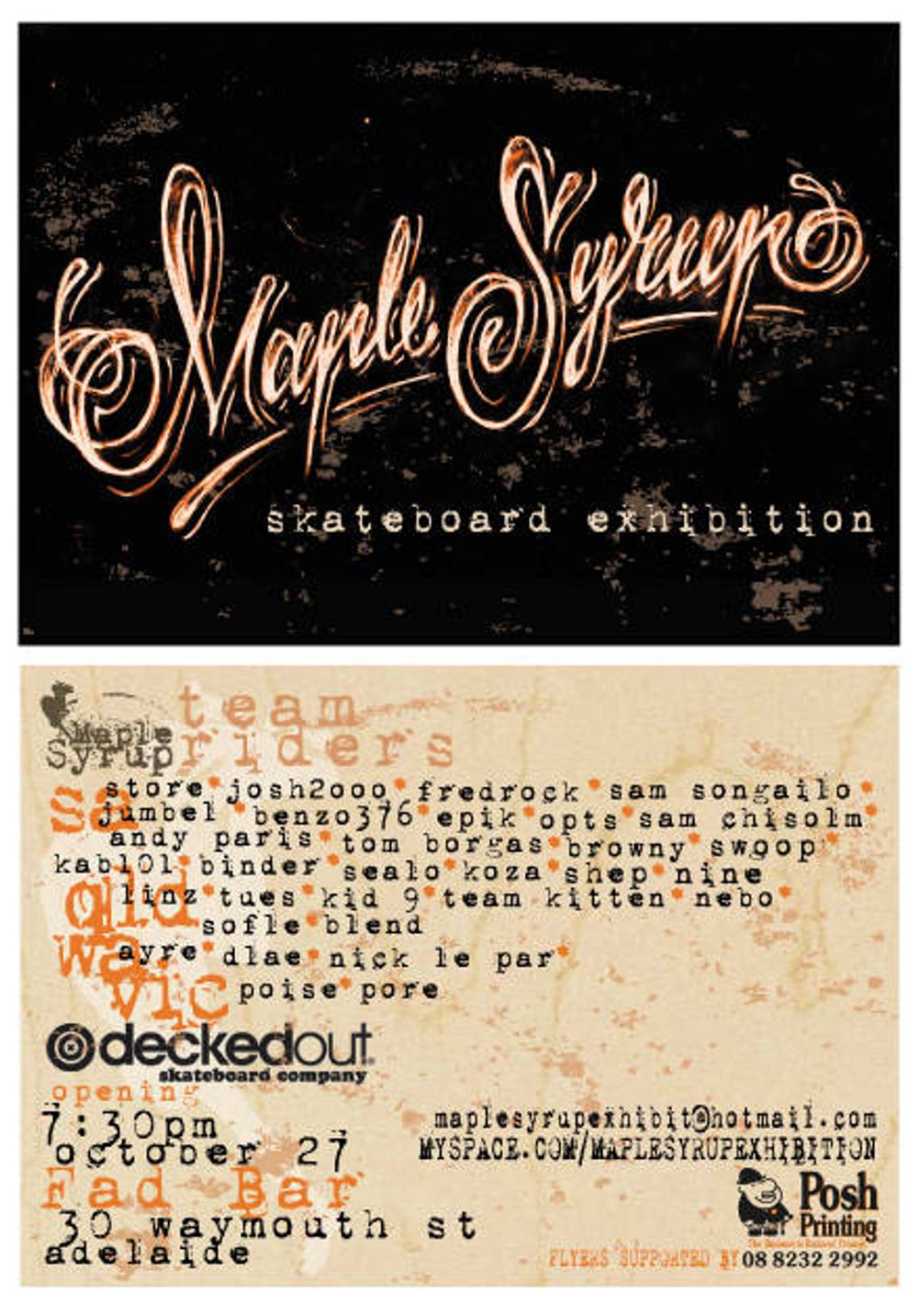 RE: ADELAIDE SKATERS TALK HERE!!